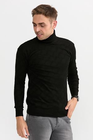 Slimfit T.Balikci Kazak 1029-SİYAH