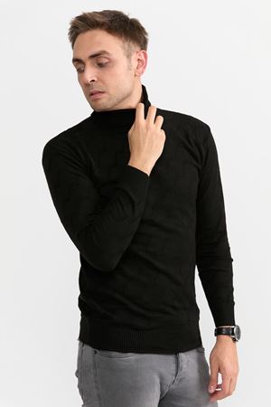 Slimfit T.Balikci Kazak 1029-SİYAH