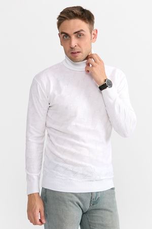 Slimfit T.Balikci Kazak 1029-BEYAZ