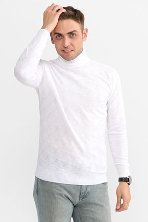 Slimfit T.Balikci Kazak 1029-BEYAZ