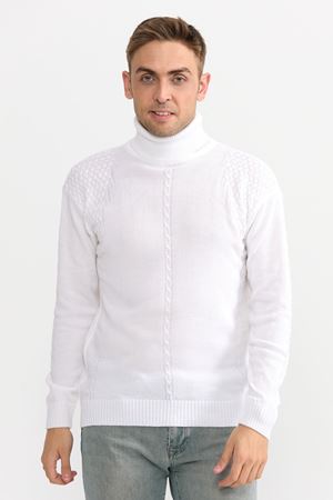 Slimfit T.Balikci Kazak 1031-BEYAZ