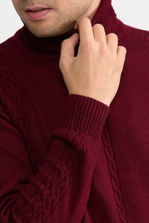 Slimfit T.Balikci Kazak 1031-BORDO