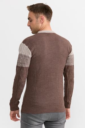 Slimfit Orgu Desen Kazak 1025-TAS