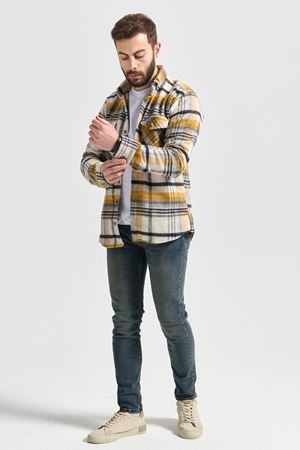 Slimfit Kesim Erkek Cepli Oduncu Gomlek-HARDAL