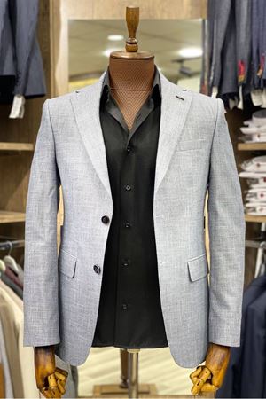 Slimfit Kesim Erkek Yarım Astarlı Spor Tek Ceket-TAS