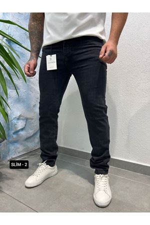 Slimfit Rahat Kesim Erkek Likralı Kot Pantolon-SLİM-02