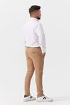 Slimfit Kesim Duz Desen Keten Pantolon-HARDAL
