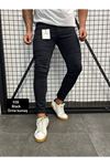 Slimfit Kesim Erkek Likrali Dar Paca Kot Pantolon-KOD:938