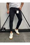 Slimfit Kesim Erkek Likrali Dar Paca Kot Pantolon-KOD:945