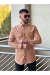 Slimfit Kesim Erkek Levi Model Cotton Cift Cepli Gömlek-SOMON